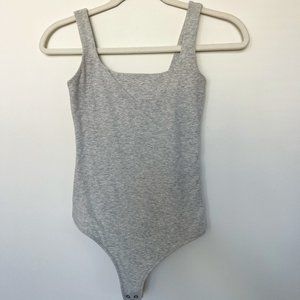 Heather Grey Tank Top Bodysuit